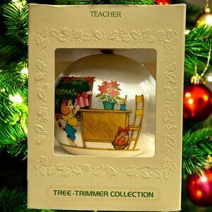 Teacher Tree Trimmer Collection - Hallmark Keepsake Christmas Ornament from 1980